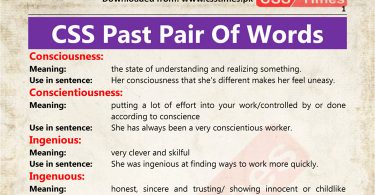 CSS Past Pair Of Words (Download in PDF)