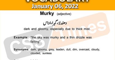 Daily DAWN News Vocabulary with Urdu Meaning (06 January 2022)