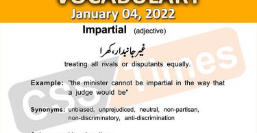 Daily DAWN News Vocabulary with Urdu Meaning (04 January 2022)