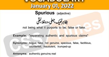 Daily DAWN News Vocabulary with Urdu Meaning (01 January 2022)