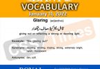 Daily DAWN News Vocabulary with Urdu Meaning (11 January 2022)