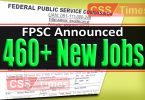 FPSC Announced New Jobs Opportunities (Advertisement No. 01/2022)