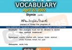 Daily DAWN News Vocabulary with Urdu Meaning (27 April 2022)