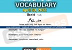 Daily DAWN News Vocabulary with Urdu Meaning (30 April 2022)