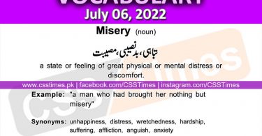 Daily DAWN News Vocabulary with Urdu Meaning (06 July 2022)