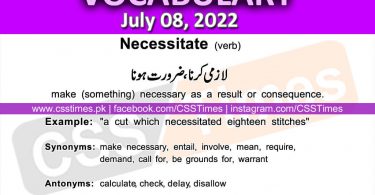 Daily DAWN News Vocabulary with Urdu Meaning (07 July 2022)