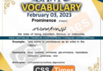 Daily DAWN News Vocabulary with Urdu Meaning (03 February 2023)