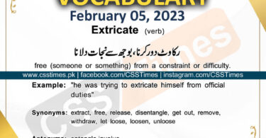 Daily DAWN News Vocabulary with Urdu Meaning (05 February 2023)