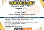 Daily DAWN News Vocabulary with Urdu Meaning (06 February 2023)
