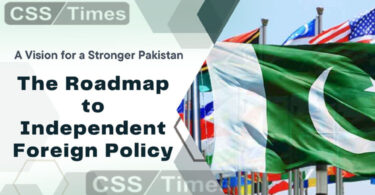 A Vision for a Stronger Pakistan: The Roadmap to Independent Foreign Policy