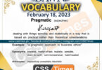Daily DAWN News Vocabulary with Urdu Meaning (18 February 2023)