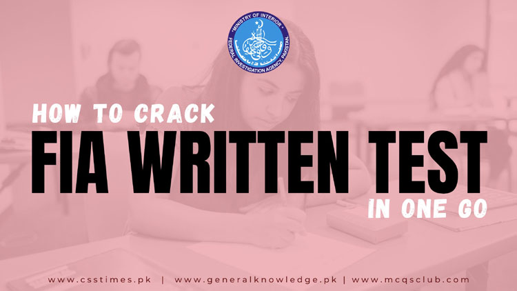 How to Crack the FPSC FIA Written Test in One Go
