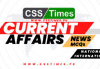 Daily Top-10 Current Affairs MCQs News (April 27 2023) for CSS