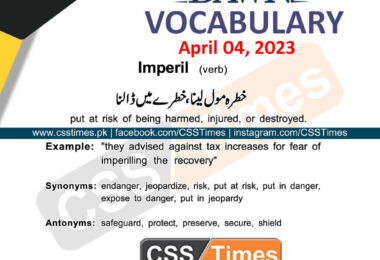 Daily DAWN News Vocabulary with Urdu Meaning (04 April 2023)