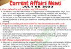 Daily Top-10 Current Affairs MCQs / News (July 06 2023) for CSS