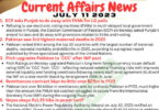 Daily Top-10 Current Affairs MCQs / News (July 11 2023) for CSS