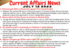 Daily Top-10 Current Affairs MCQs / News (July 12 2023) for CSS