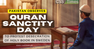 Pakistan Observes Quran Sanctity Day to Protest Desecration of Holy Book in Sweden