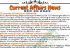 Daily Top-10 Current Affairs MCQs / News (September 28 2023) for CSS