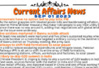 Daily Top-10 Current Affairs MCQs / News (September 01 2023) for CSS
