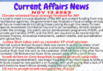 Daily Top-10 Current Affairs MCQs / News (November 13 2023) for CSS