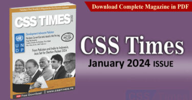 CSS Times (January 2024) E-Magazine | Download in PDF Free
