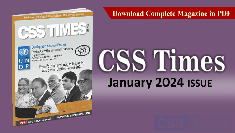 CSS Times (January 2024) E-Magazine | Download in PDF Free